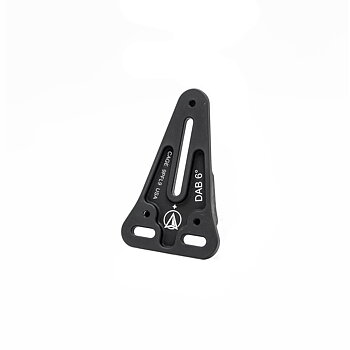 TRUE NORTH CONCEPTS "The DAB" 6 Degree Spacer, 6061-T6 Aluminum Black