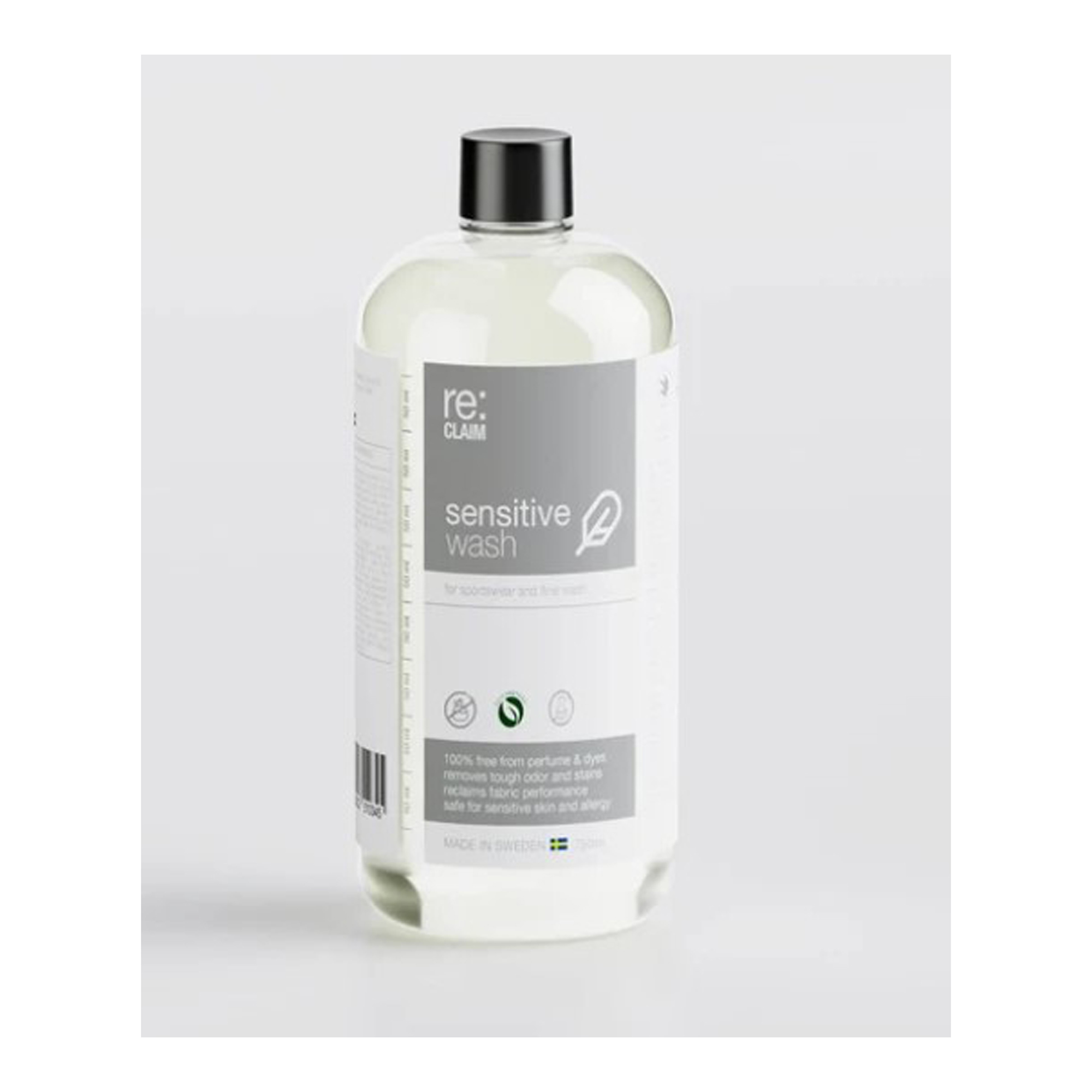 Fintvättmedel re: CLAIM Sensitive Wash
