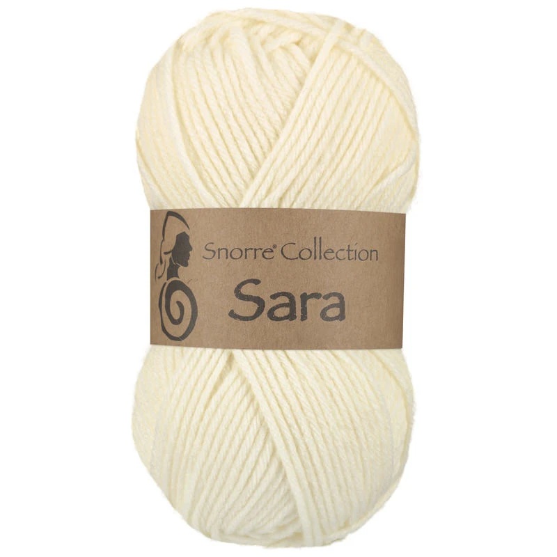 Sara 902 Offwhite  Stickfasthet 22m/10 cm 