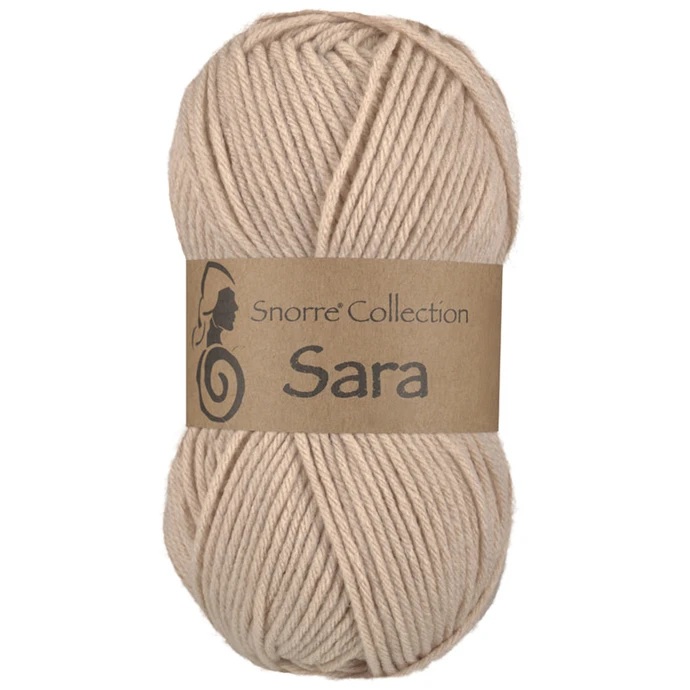 Sara 906 Beige Stickfasthet 22m/10 cm 