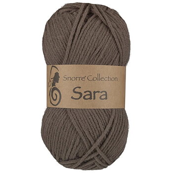 Sara 908 Brun Stickfasthet 22m/10 cm 