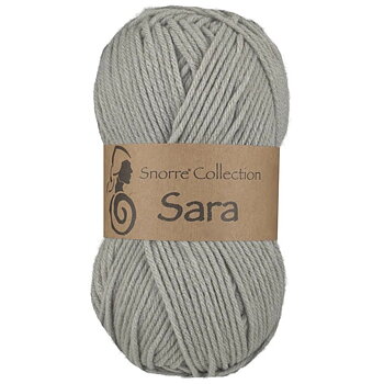 Sara 913 Grå Stickfasthet 22m/10 cm 