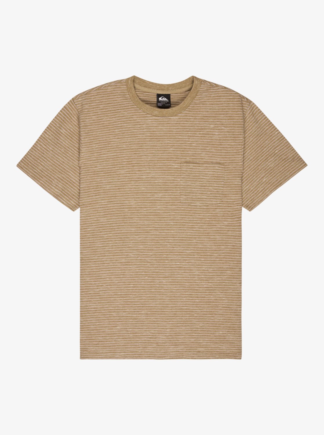 Quiksilver t-shirt Lopaz striped pocket seneca rock