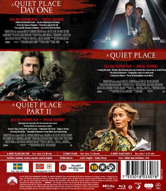 A Quiet Place - 3-Movie Collection (Blu-ray) - 2