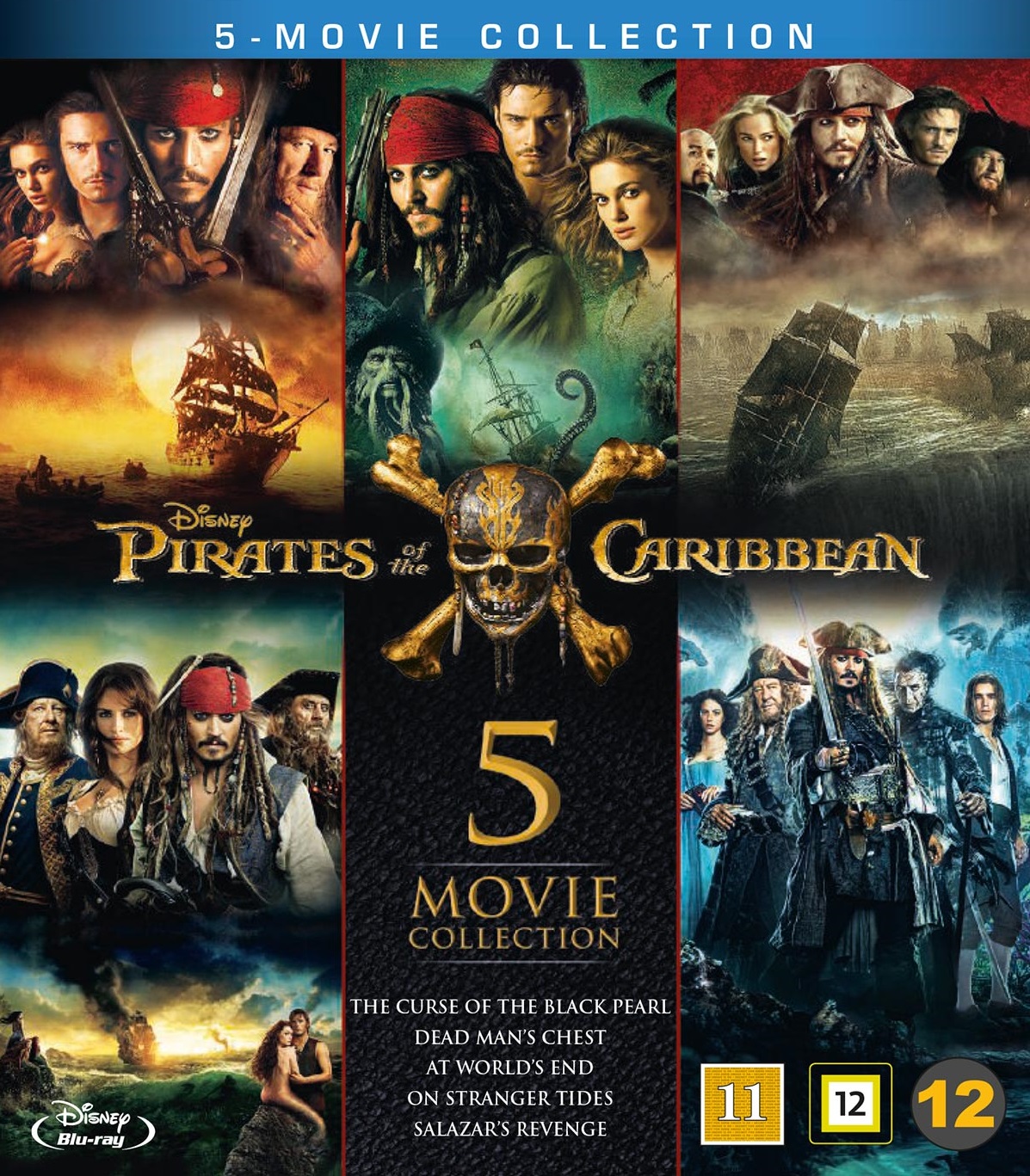 Pirates of the Caribbean - 5 Movie Collection (5-disc) (Blu-ray)