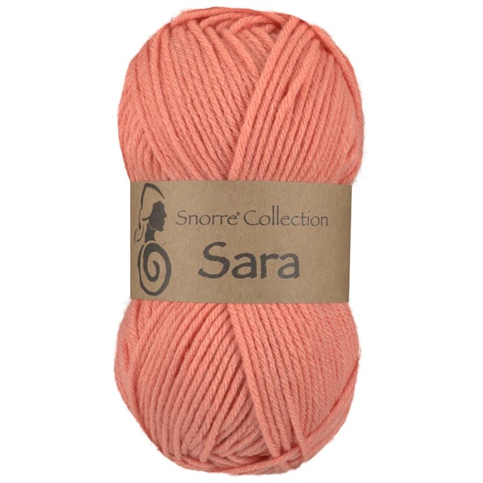 Sara 948 Aprikos Stickfasthet 22m/10 cm 
