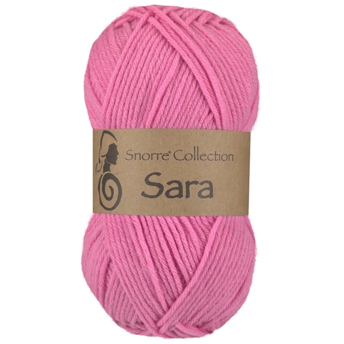 Sara 964 Ljusrosa Stickfasthet 22m/10 cm 