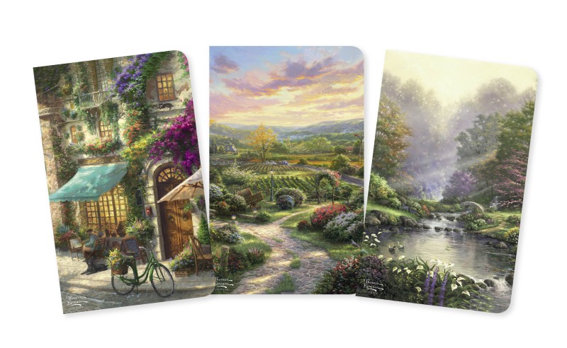 Thomas Kinkade Set of 3 Mini Notebooks - 2