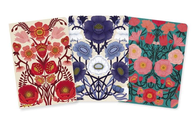 Nina Pace Set of 3 Midi Notebooks - 2