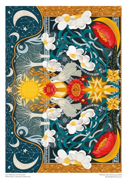 Adult Sustainable Jigsaw Puzzle Nina Pace: Sun Celebration - 3