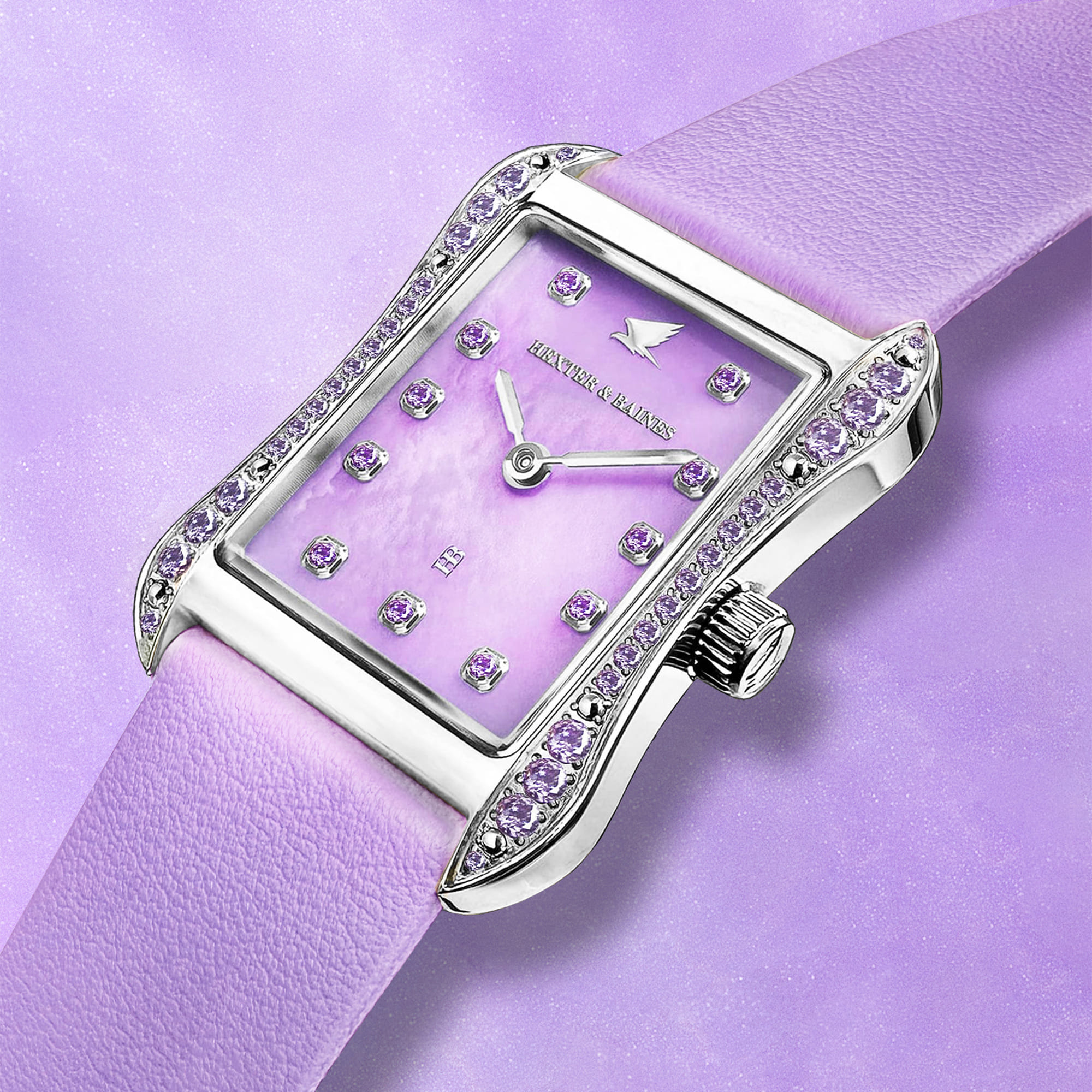 H&B Cronvas, Lavender Field, Silver - 2