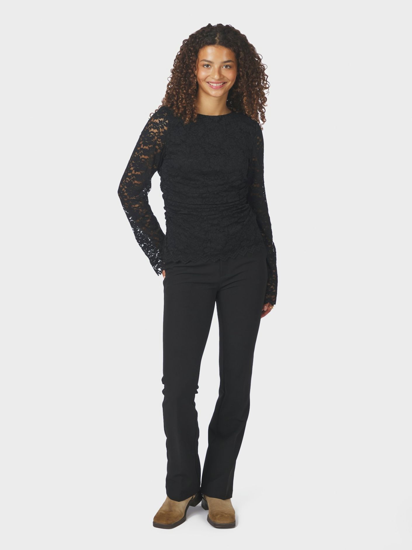 Neo Noir Lenida Lace , Black - 5