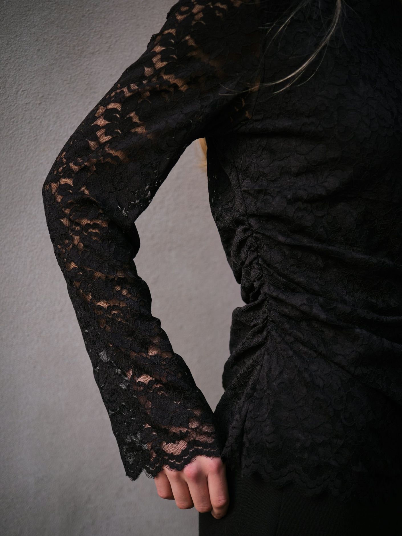 Neo Noir Lenida Lace , Black - 9
