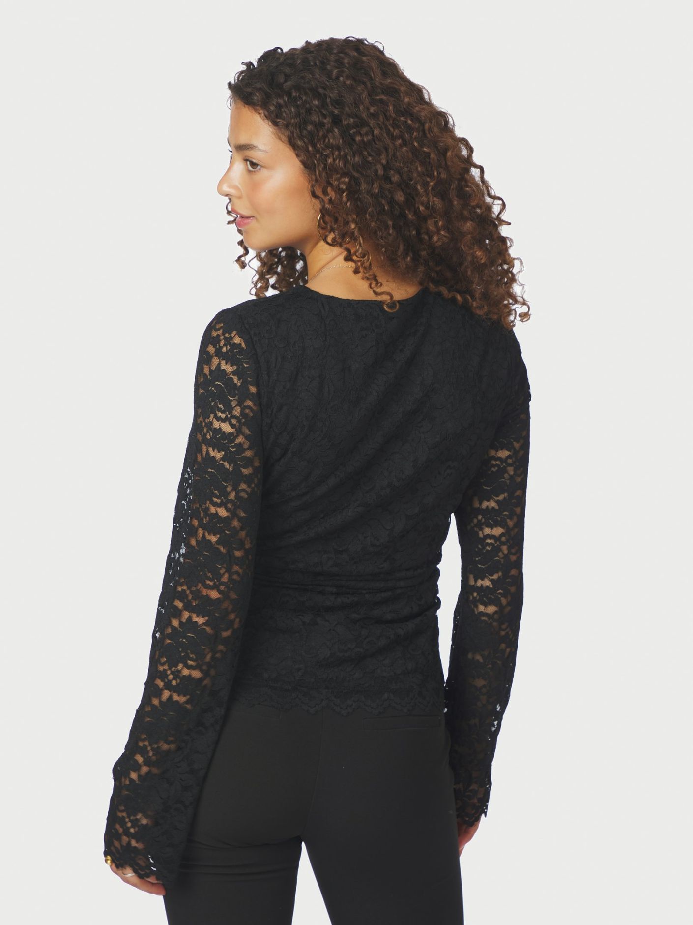 Neo Noir Lenida Lace , Black - 4