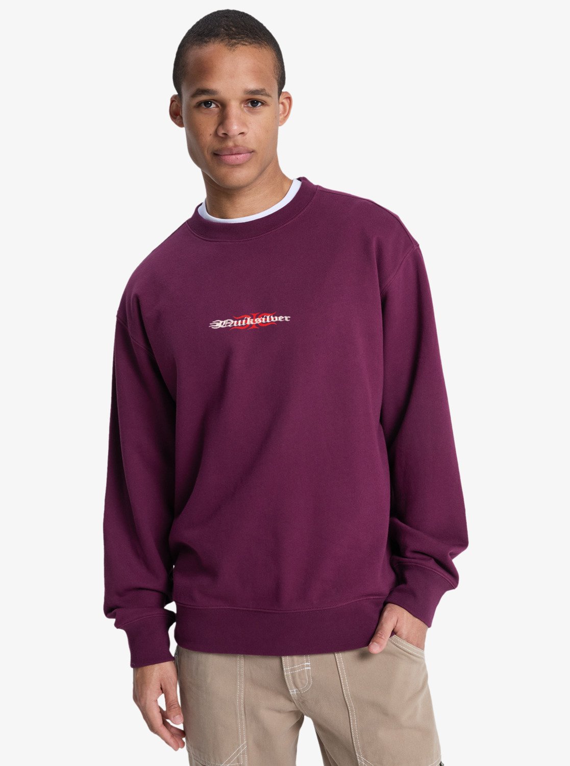 Quiksilver sweatshirt Mercury trident potent purple - 2