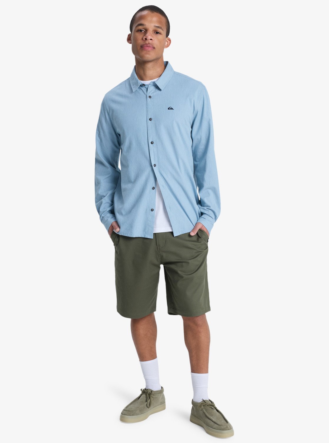 Quiksilver skjorta MW Premium stretch  LS ashley blue - 5