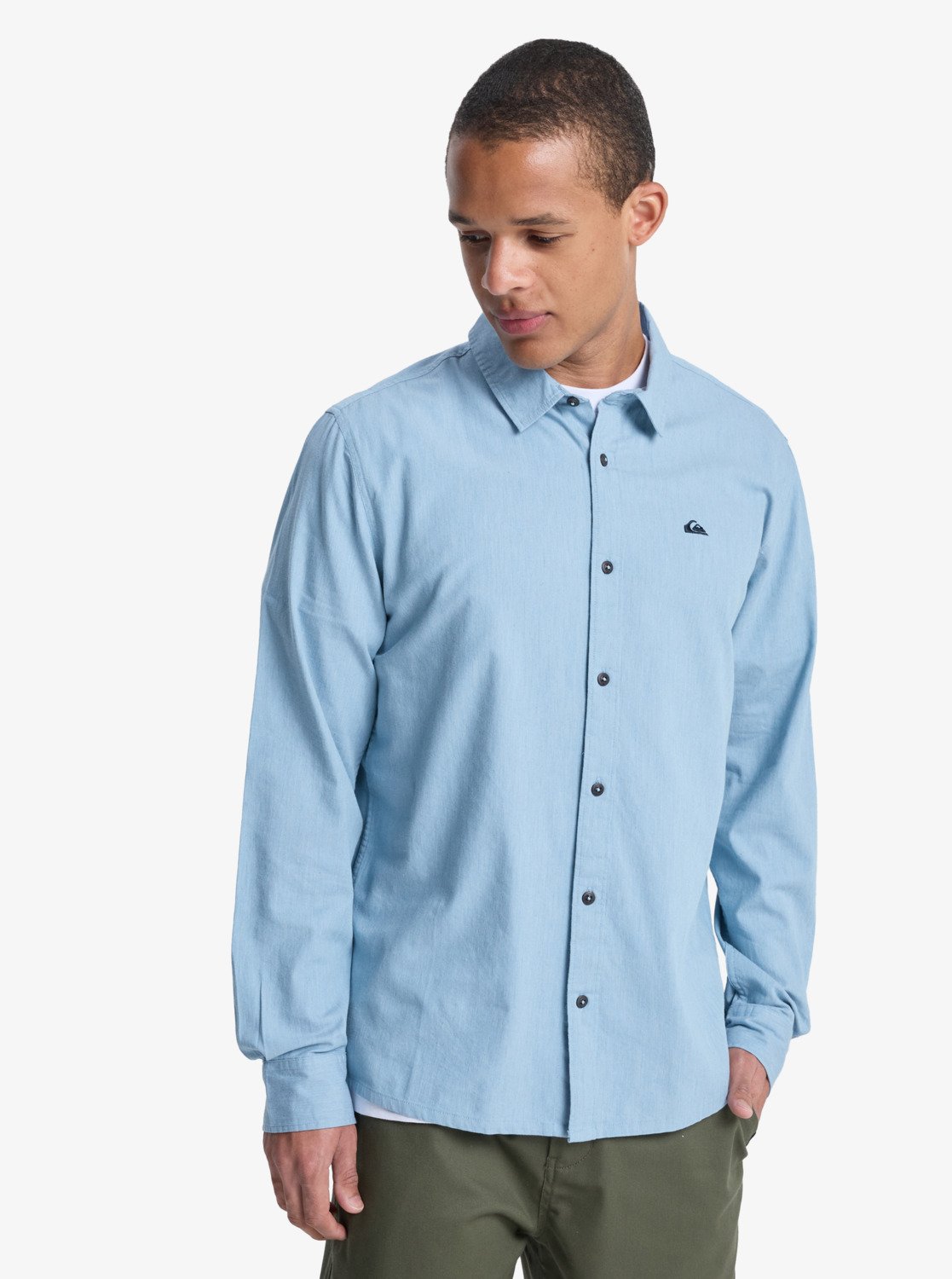 Quiksilver skjorta MW Premium stretch  LS ashley blue - 2