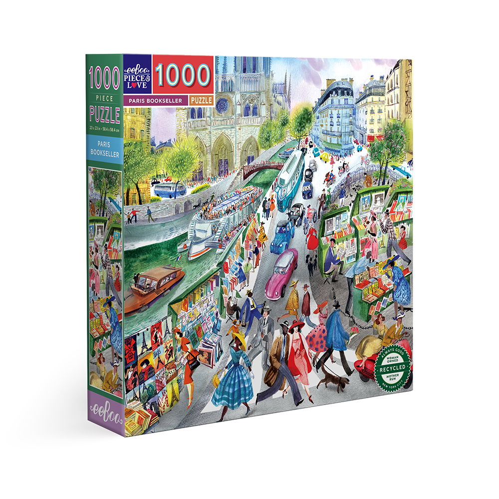 Paris Bookseller : Pussel 1000 bitar - 2