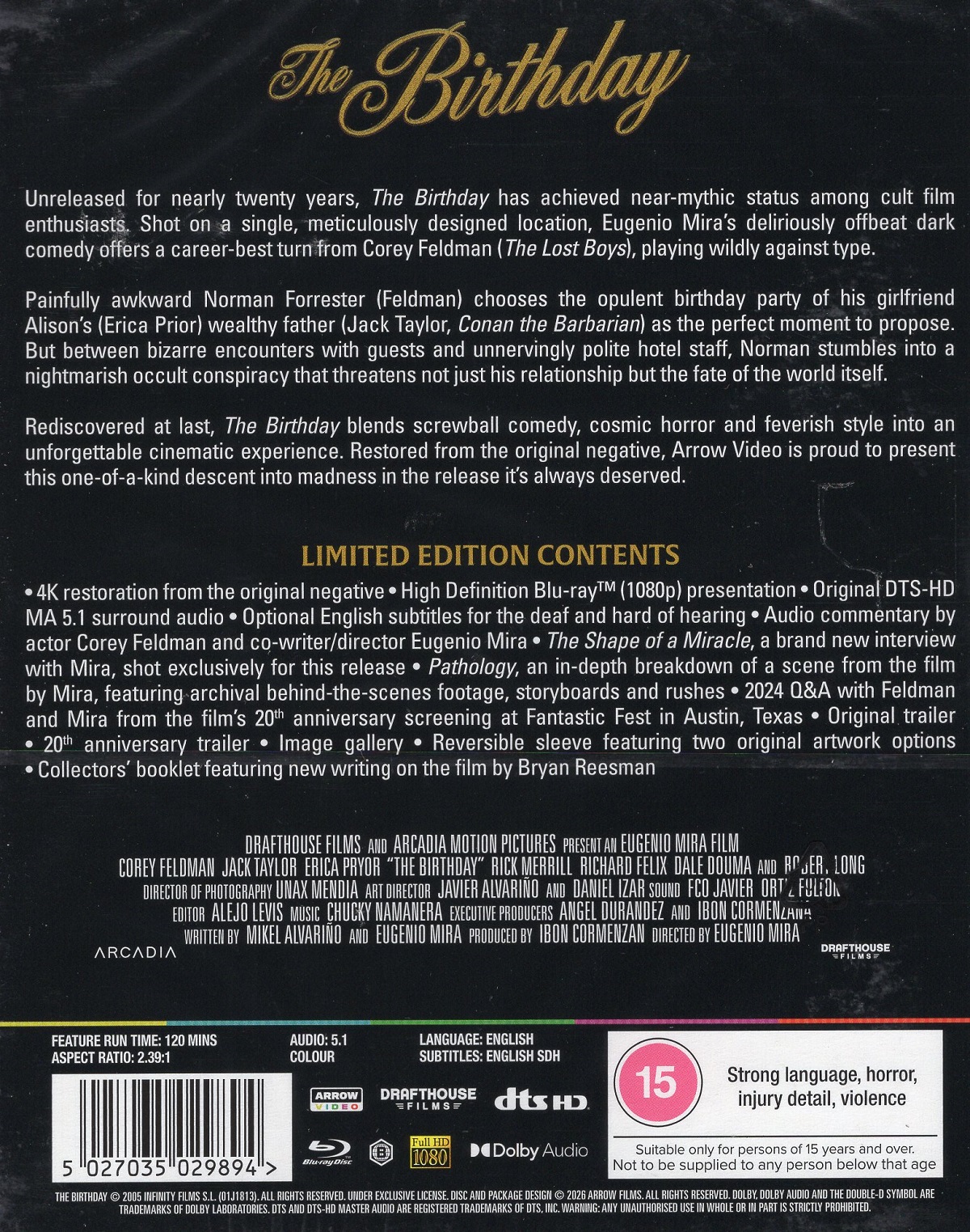 The Birthday (Limited Edition) (ej svensk text) (Blu-ray) - 2
