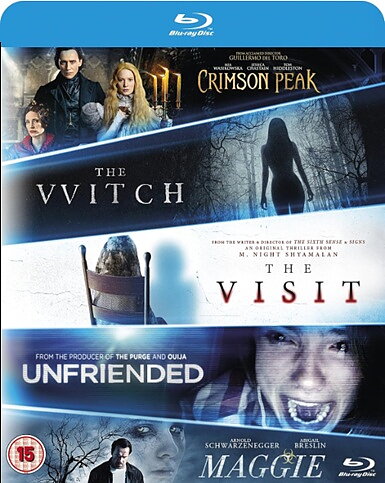 Crimson Peak / Witch / Visit / Unfriended / Maggie (BLU-RAY)