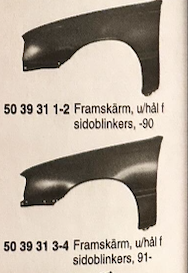 Forskærm Omega A - 2