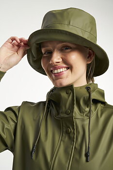 Tenson Apelviken Rain Hat – unisex regnhatt med fleecefoder