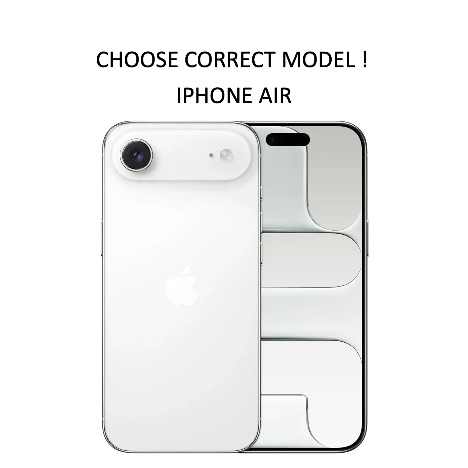 Iphone Air skal mobilskal korthållare slot svart - 2