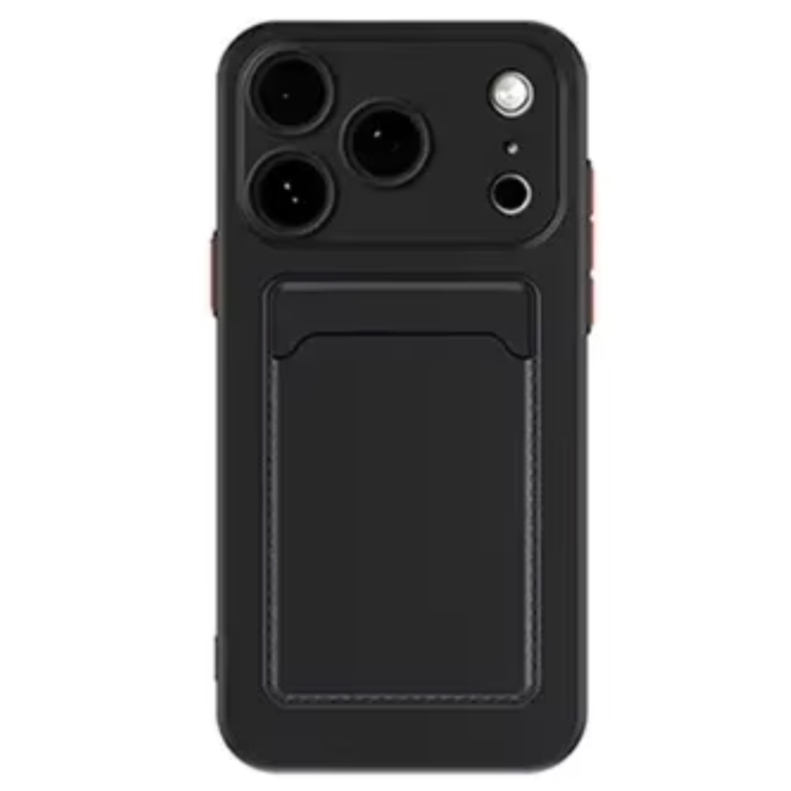 Iphone 17 Pro Max skal mobilskal korthållare slot svart - 6