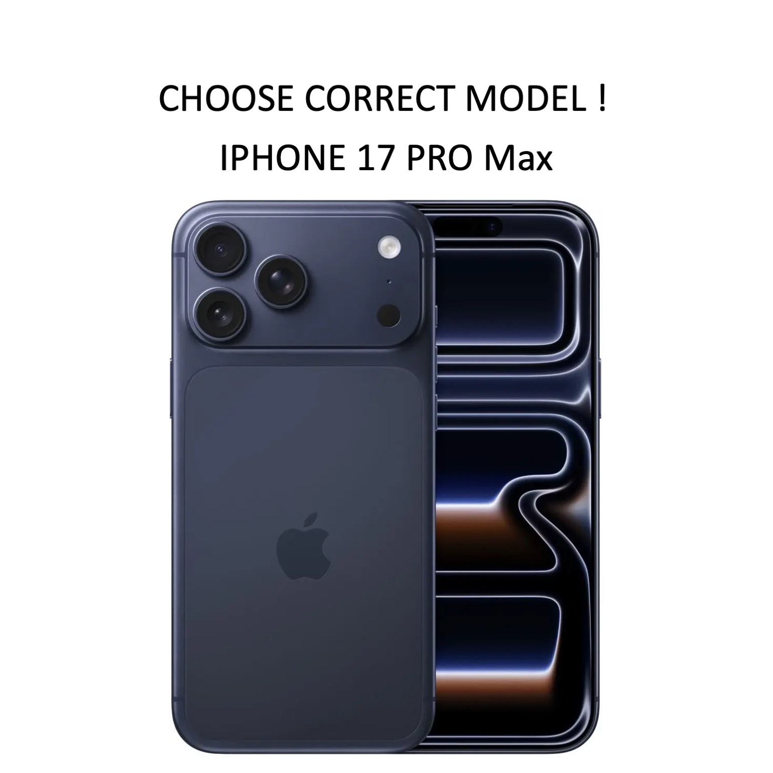 Iphone 17 Pro Max skal mobilskal korthållare slot svart - 2