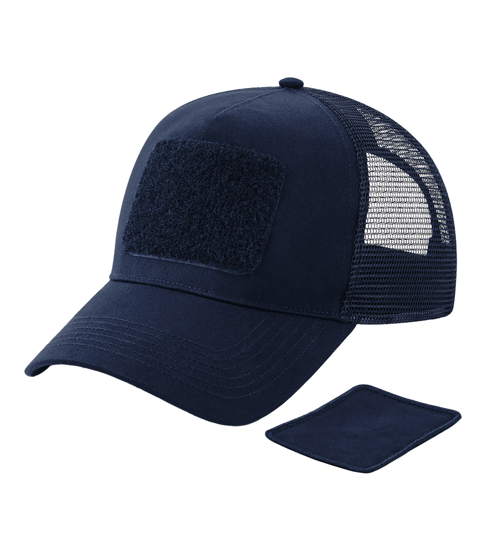 Beechfield Removable Patch Snapback Trucker – truckerkeps med utbytbar patch - 4