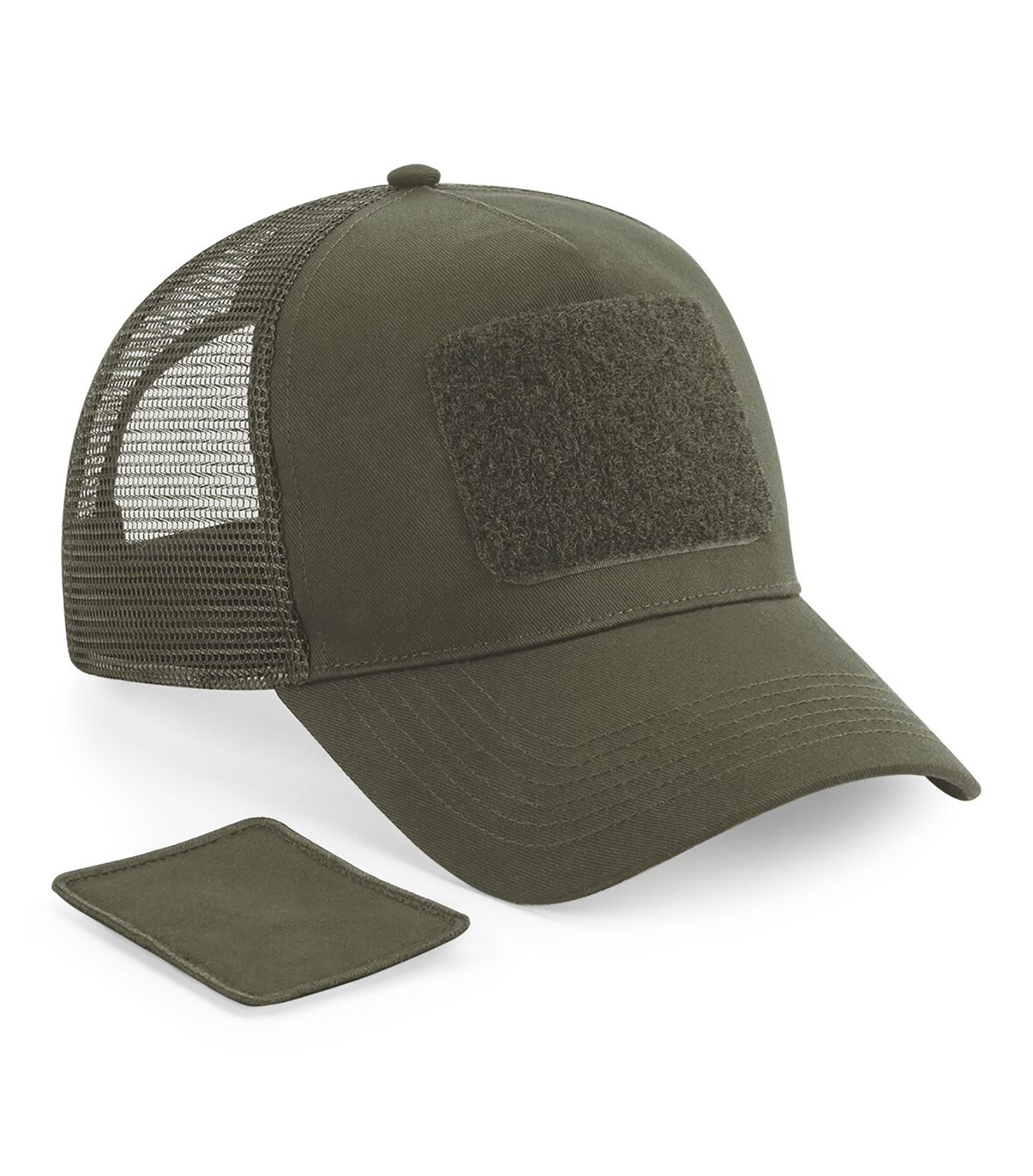 Beechfield Removable Patch Snapback Trucker – truckerkeps med utbytbar patch - 6