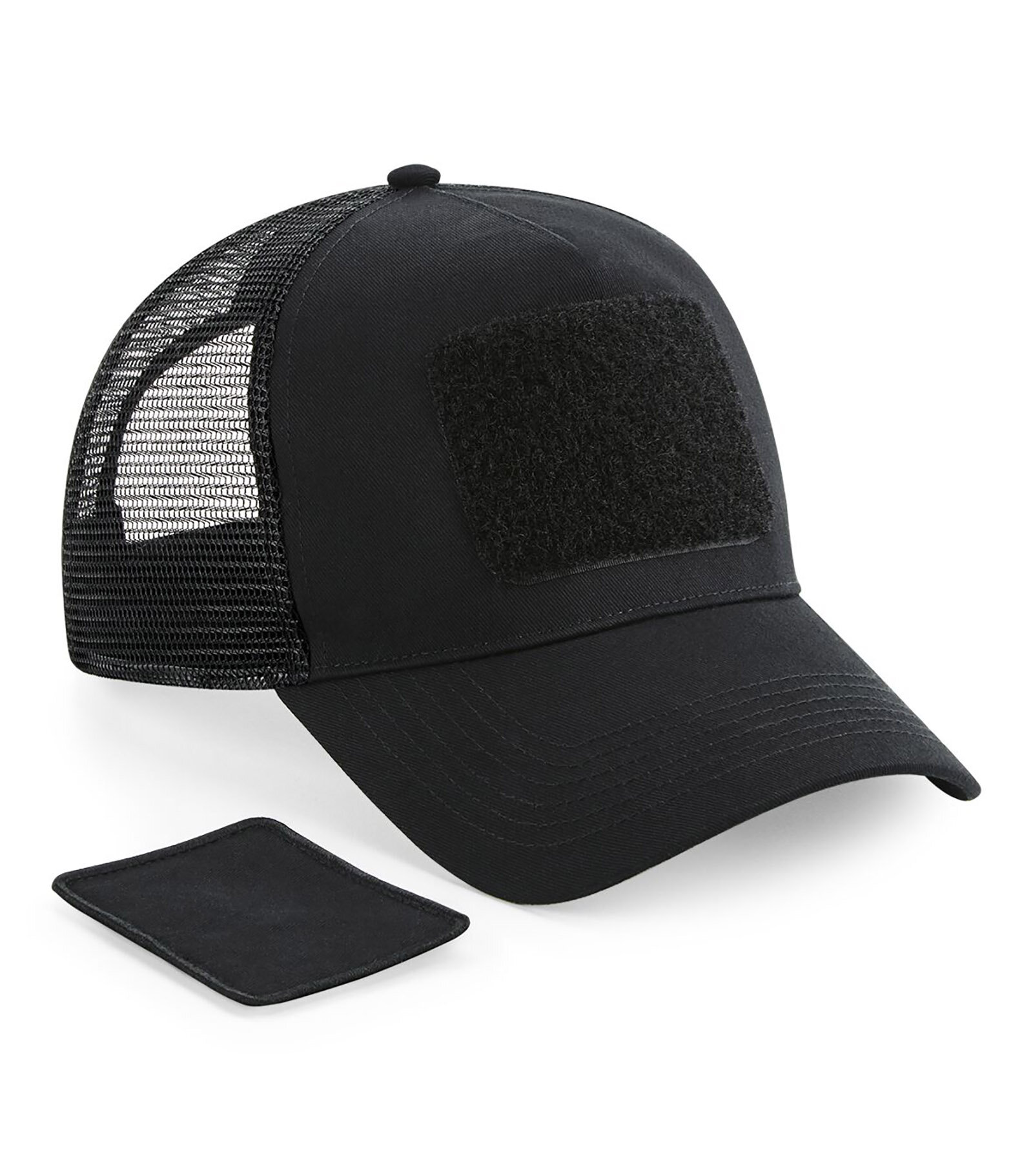 Beechfield Removable Patch Snapback Trucker – truckerkeps med utbytbar patch - 2