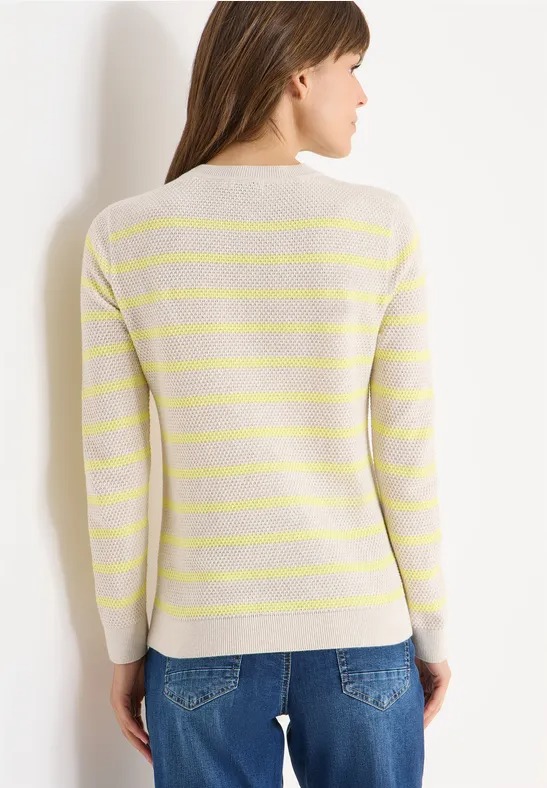 TOS Structure Stripe Roundneck - Cecil
