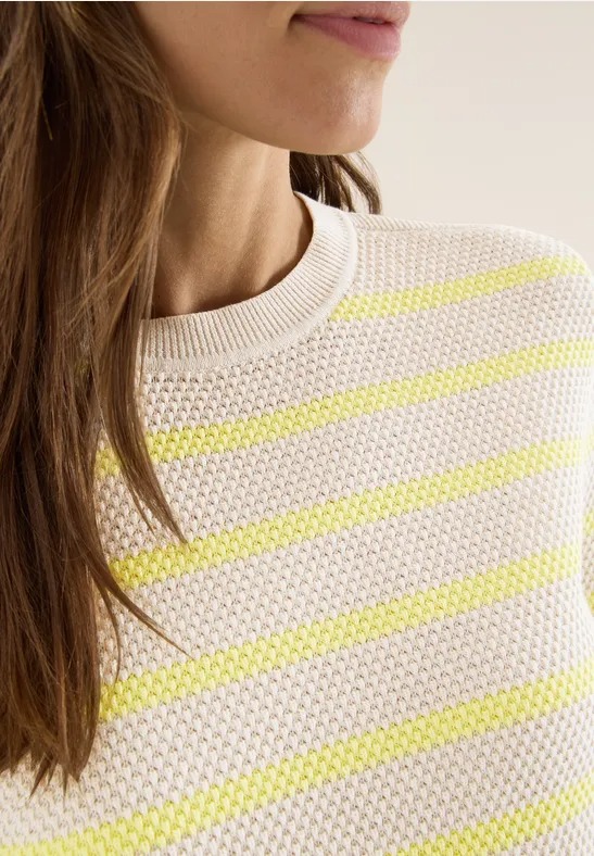 TOS Structure Stripe Roundneck - Cecil - 7