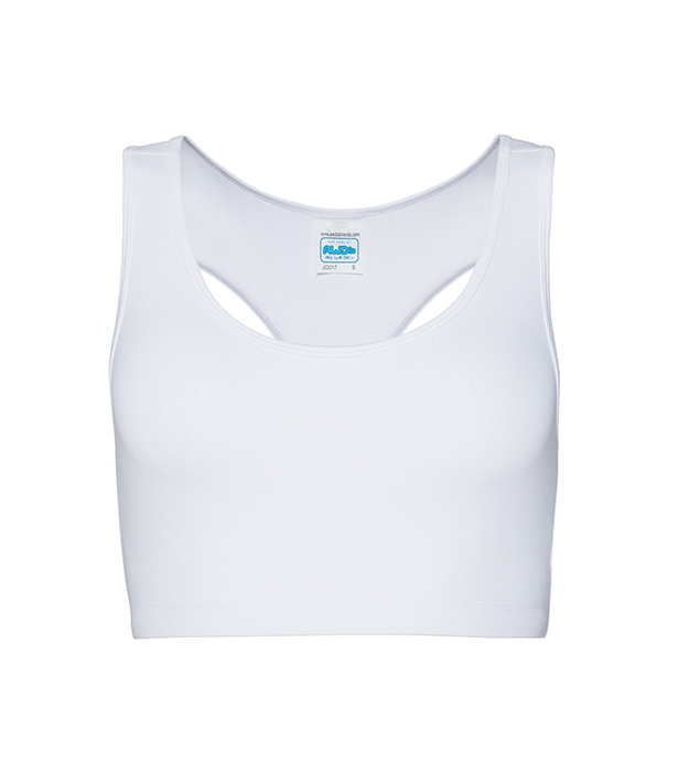 Just Cool Women’s Cool Sports Crop Top – snabbtorkande sporttopp med stöd - 4