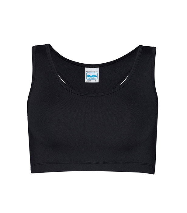 Just Cool Women’s Cool Sports Crop Top – snabbtorkande sporttopp med stöd - 2