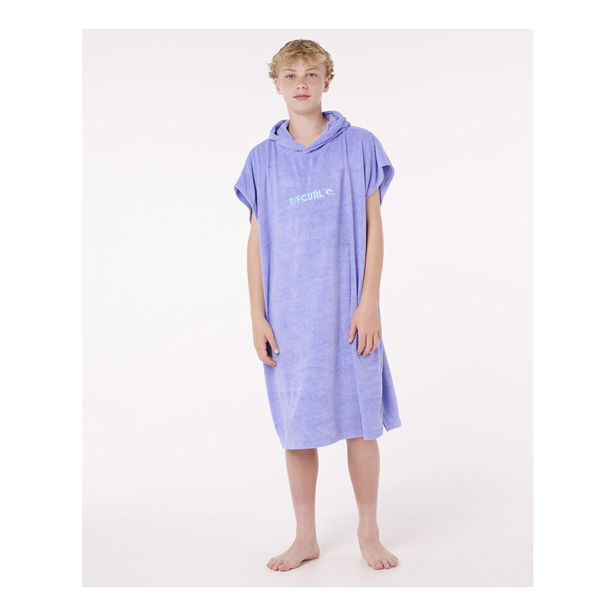 Rip Curl Poncho jr brand hooded brigth blue