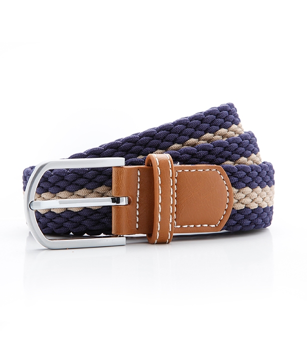 Asquith & Fox Two Colour Braid Stretch Belt – tvåfärgat stretchbälte - 5