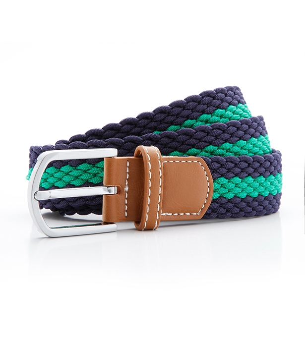 Asquith & Fox Two Colour Braid Stretch Belt – tvåfärgat stretchbälte - 4