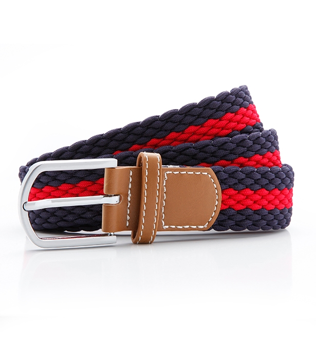 Asquith & Fox Two Colour Braid Stretch Belt – tvåfärgat stretchbälte - 6