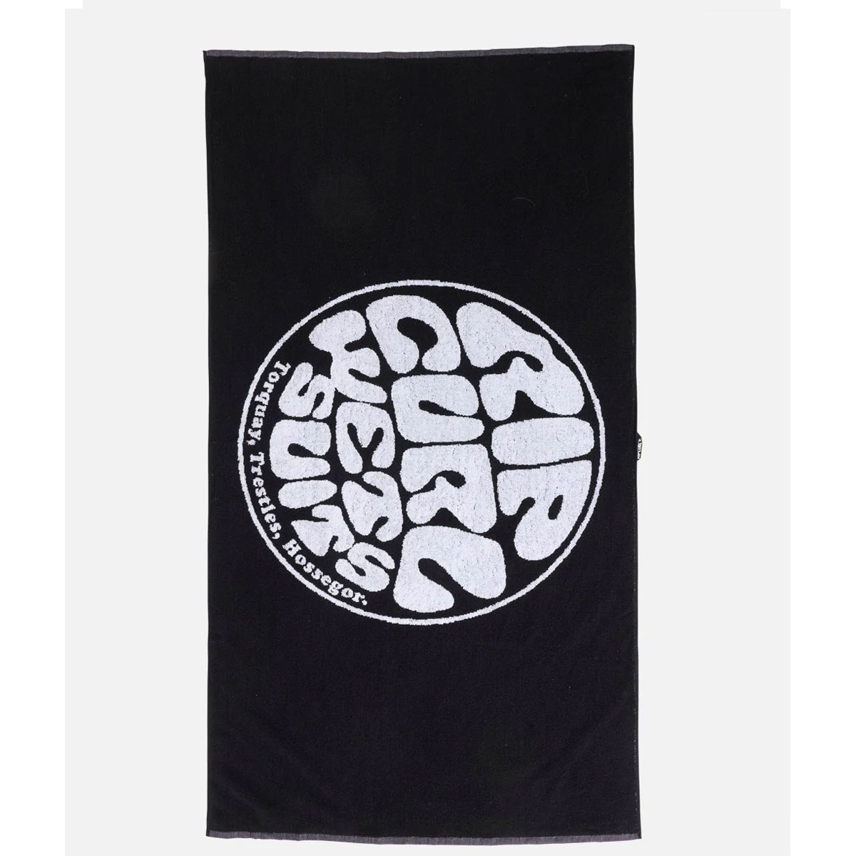 Rip Curl towel logo black