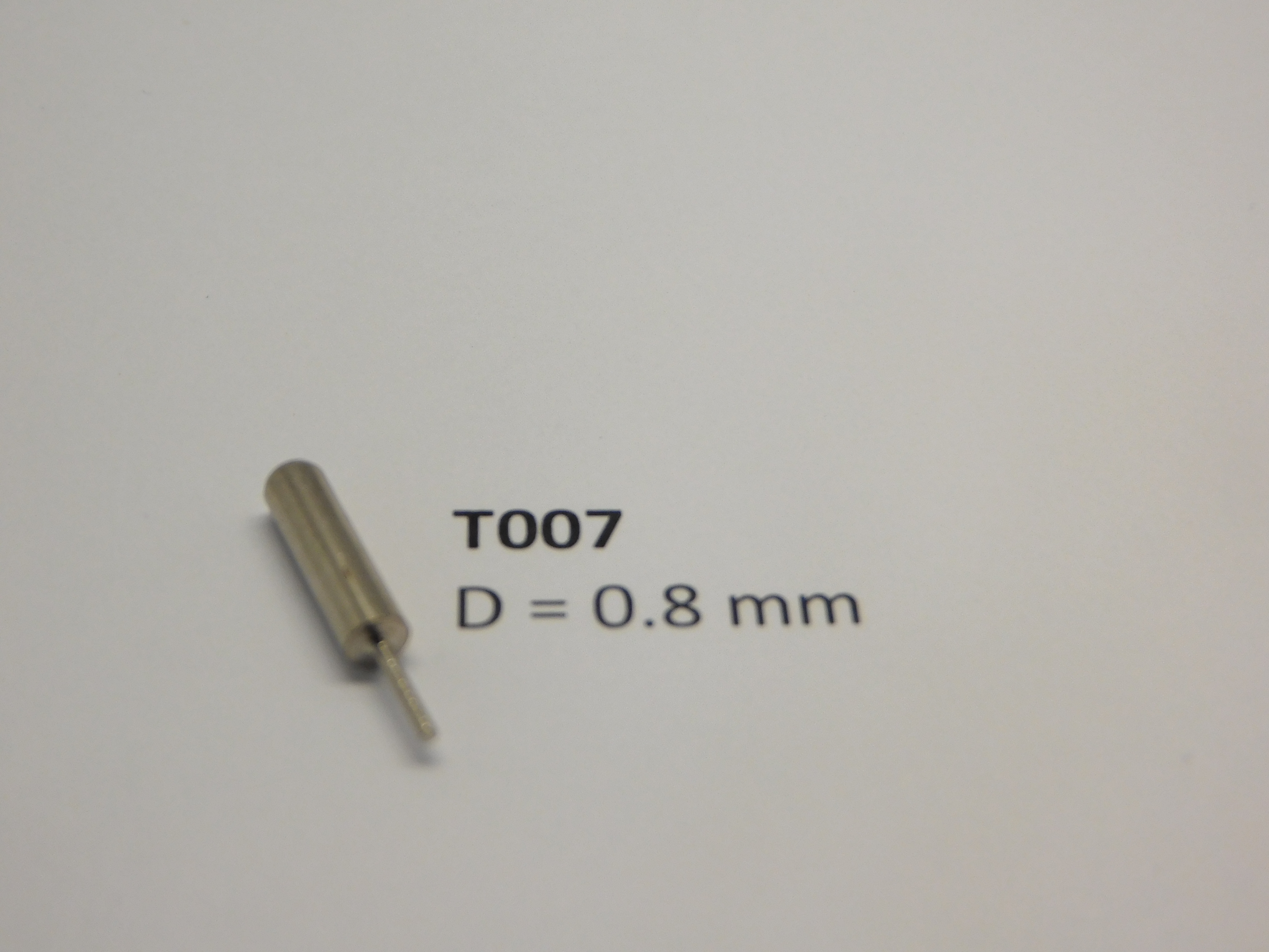 Replacement spindle 0.8 mm