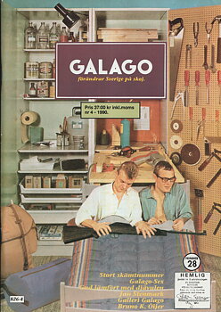 Galago nr 28,  1990 nr 4, Stort skämtnummer Galago-sex.