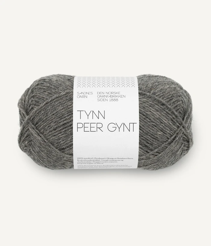 Tynn Peer Gynt, 1053 Dark Grey Melange