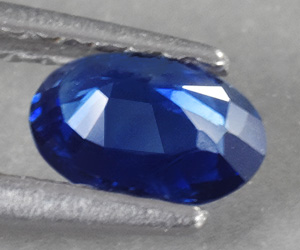 Impresionante zafiro azul natural de primera calidad de 0,51 ct de Ceilán, Sri Lanka. - 2