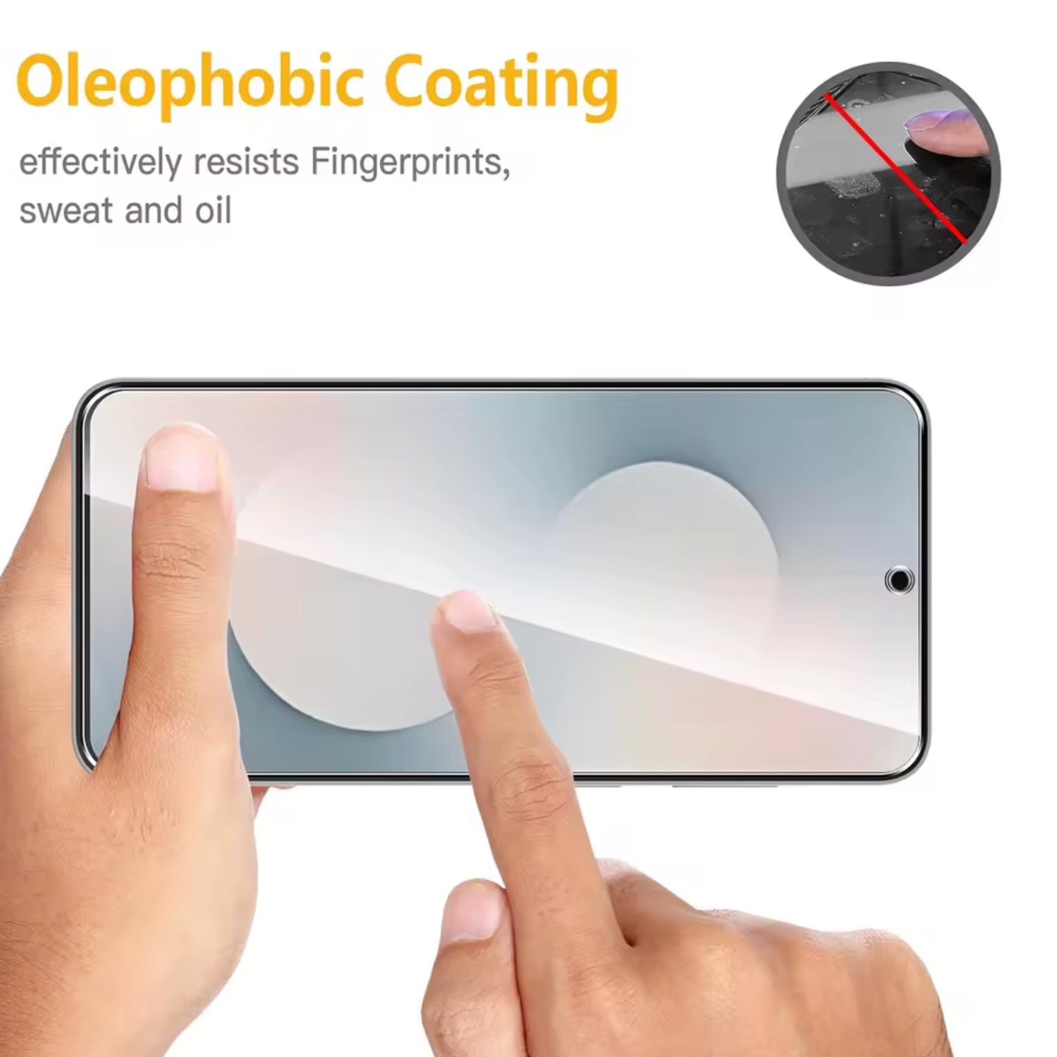 Samsung Galaxy S25 FE Skärmskydd Härdat Glas Premium 1-pack - 5