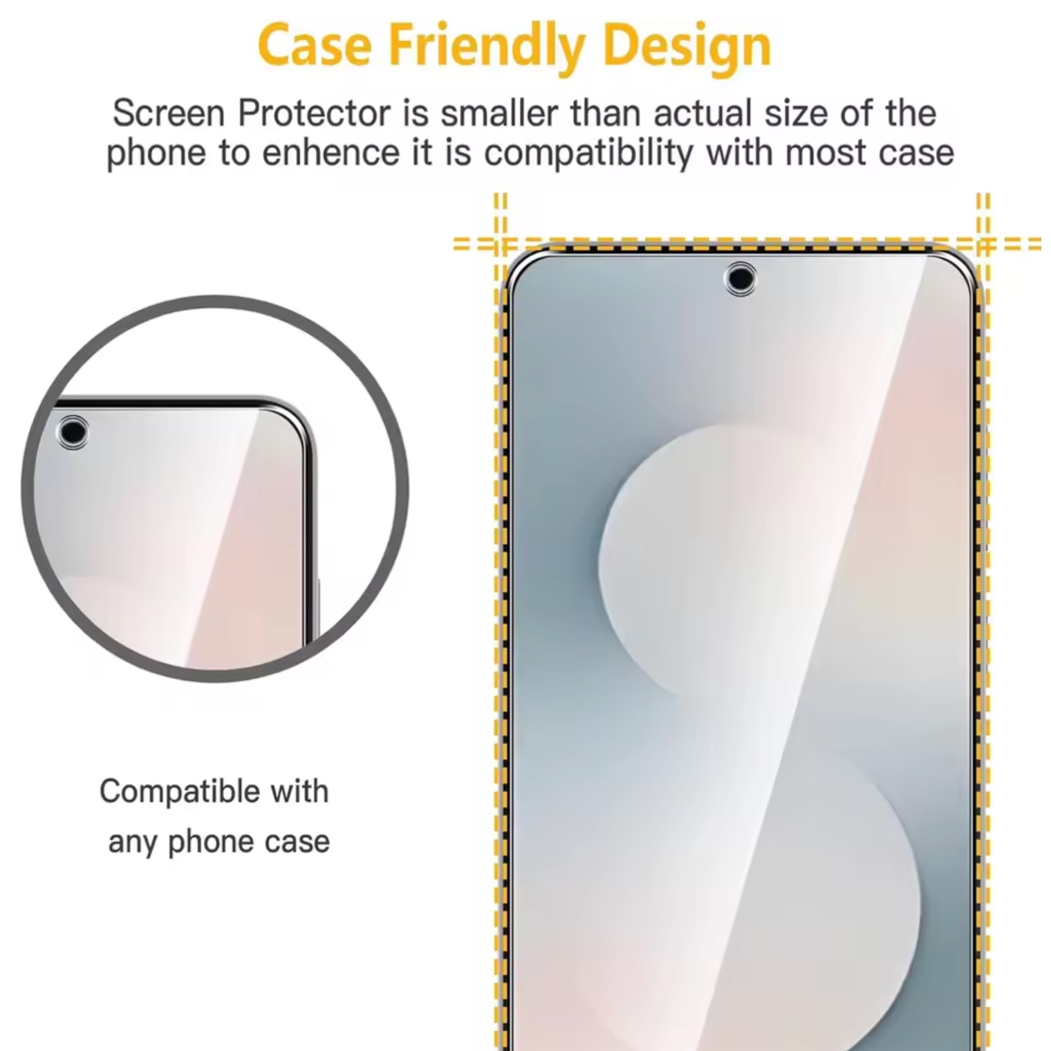 3-Pack Samsung Galaxy S25 FE Skärmskydd Härdat Glas Premium - 6