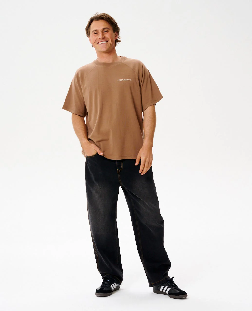 Rip Curl t-shirt Inner visions flogged mocha - 2