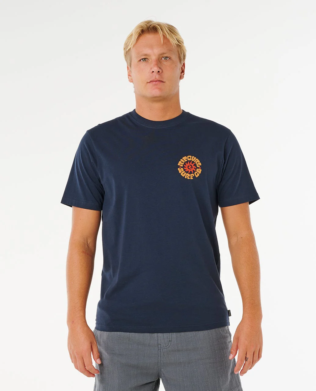 Rip Curl t-shirt Rinse circle dark navy
