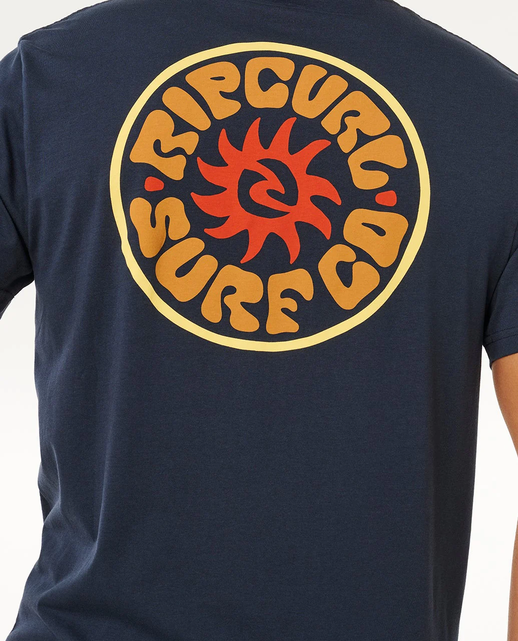 Rip Curl t-shirt Rinse circle dark navy - 7